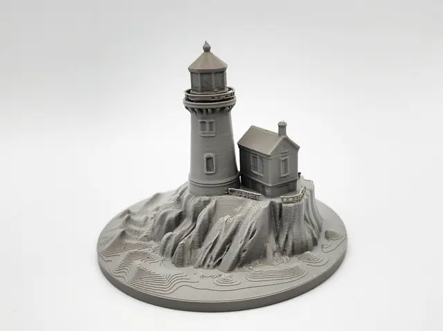 Lighthouse on the Rocks Miniature — modelo 3D