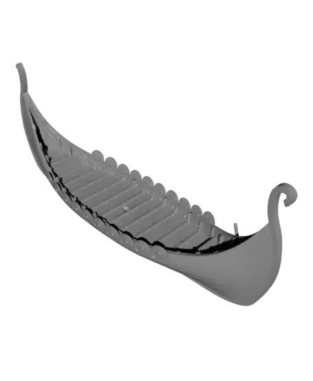 Viking Longship TTRPG Terrain piece — modelo 3D
