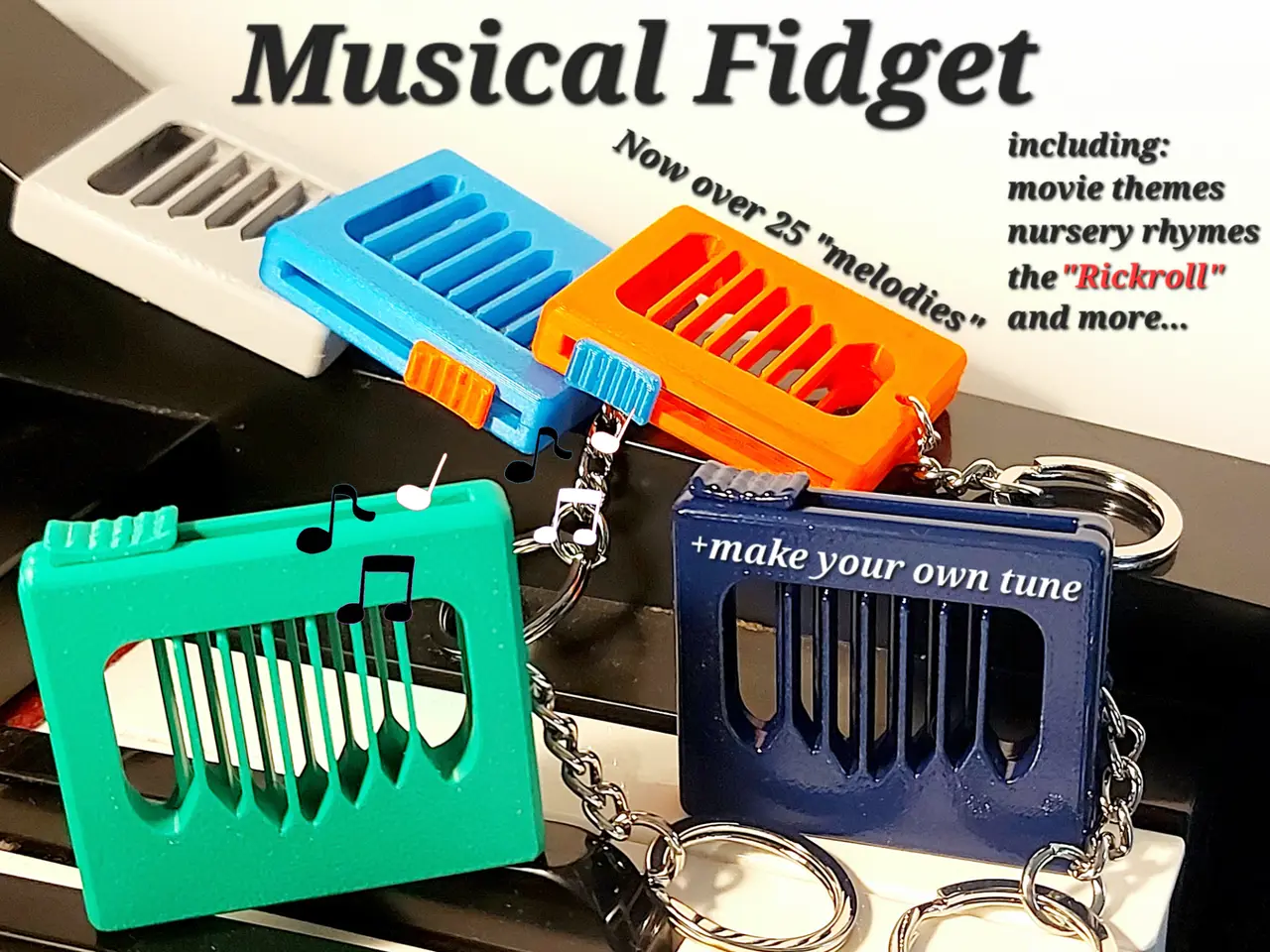 Musical Fidget — modelo 3D