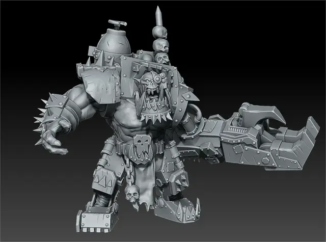 Warboss Orktober — modelo 3D