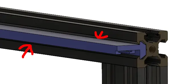 Ender 3/2020 Extrusion Light Bar — modelo 3D