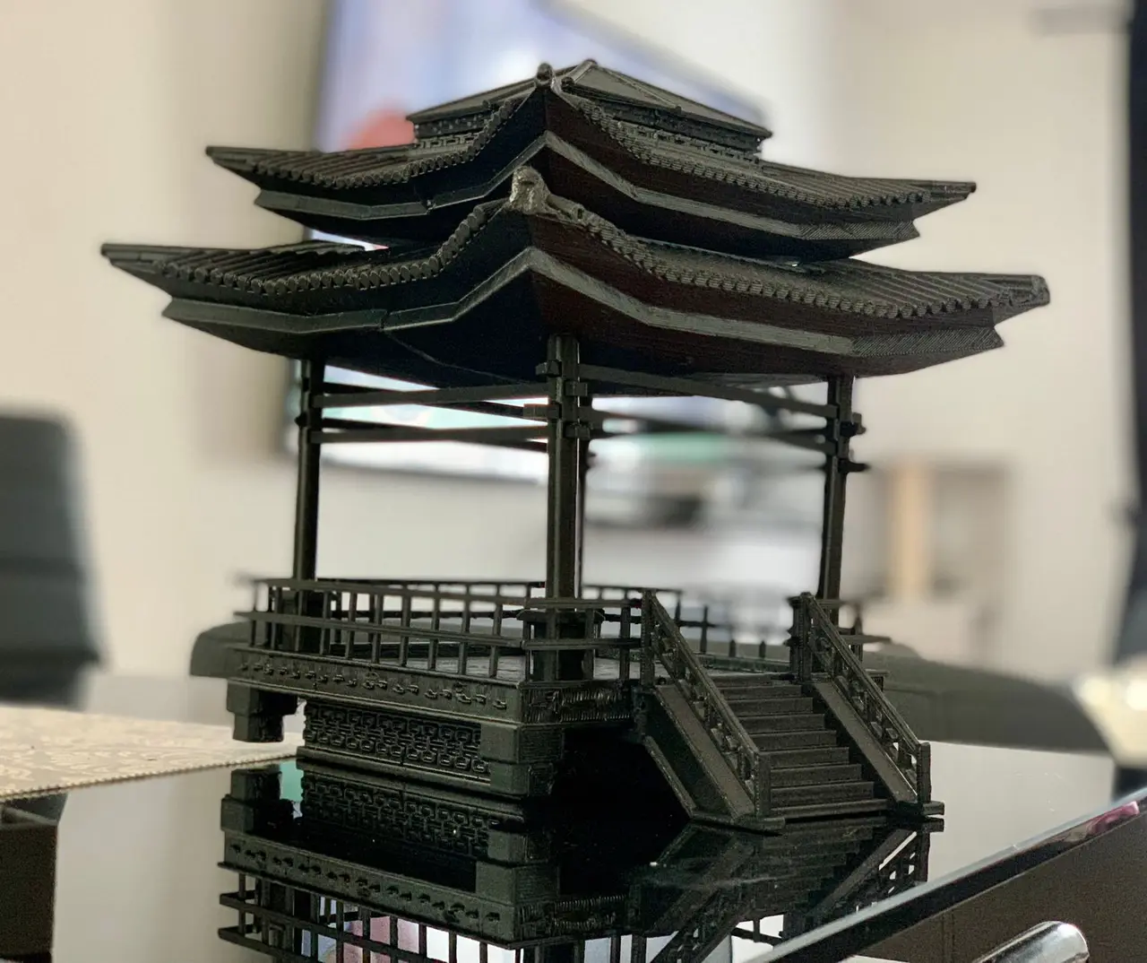 Asian modular small temple — modelo 3D