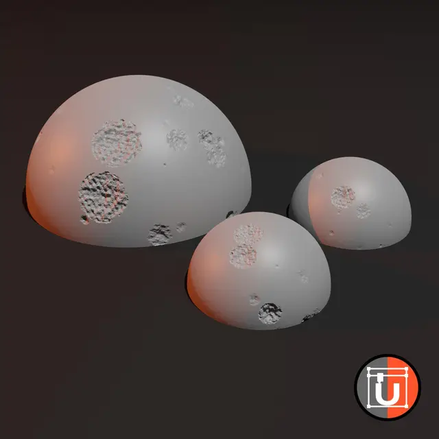 Planets - Blocking Terrain for Warfleets — modelo 3D