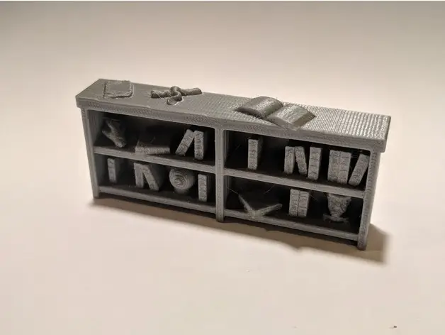 Bookcase for Gloomhaven — modelo 3D