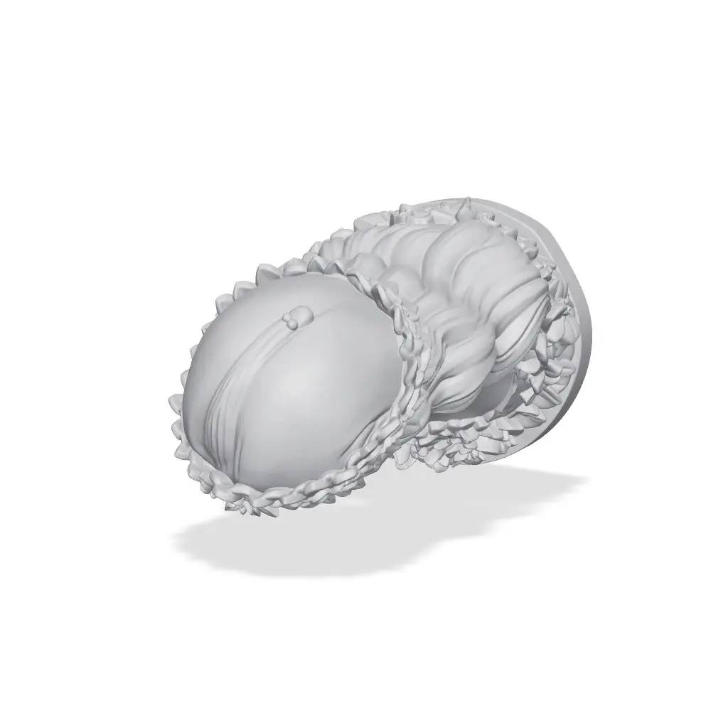 Floral Woman Sculpture — modelo 3D