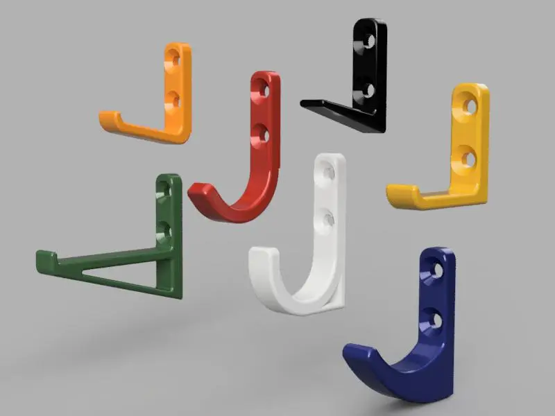 Hook, Wall hook — modelo 3D