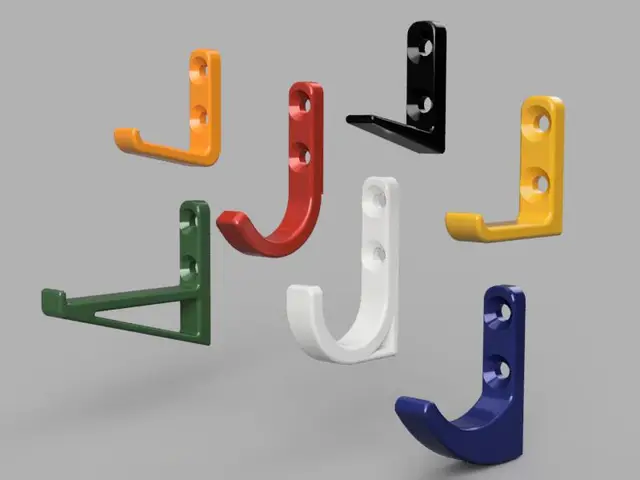 Hook, Wall hook — modelo 3D