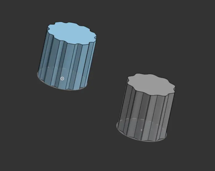 onshape script: sine wavy knurling — modelo 3D