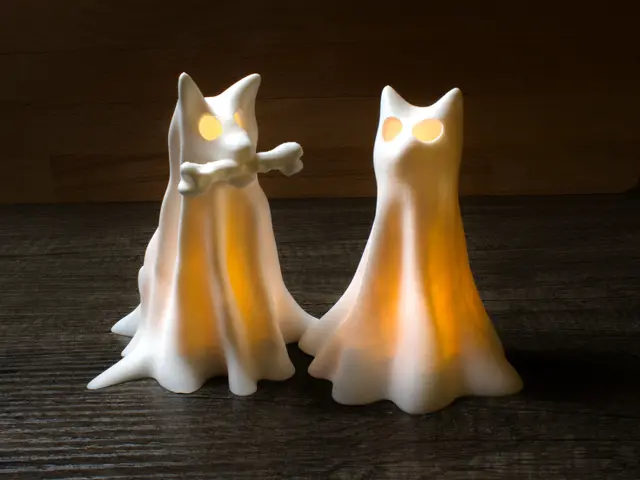 Halloween Ghost Dog and Cat Light — modelo 3D