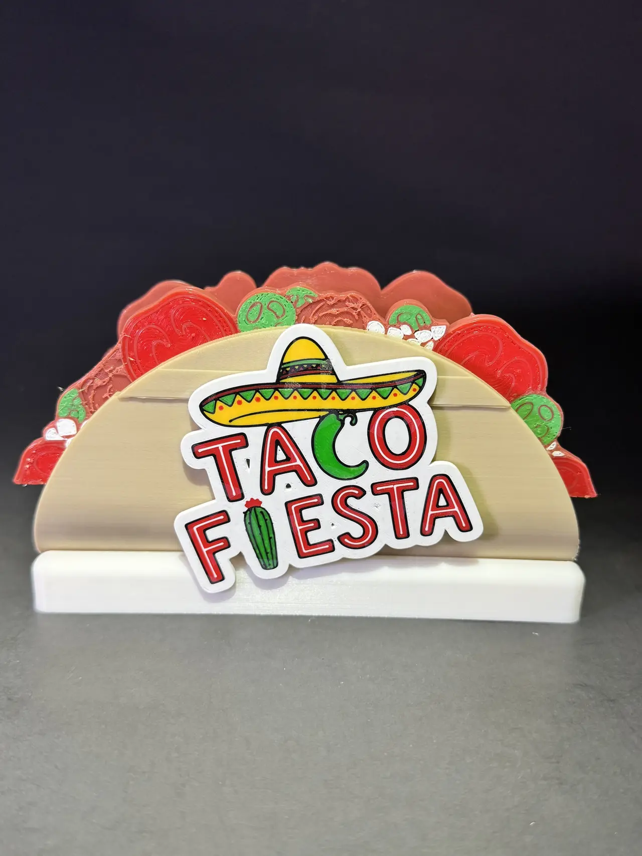 Taco napkin holder — modelo 3D