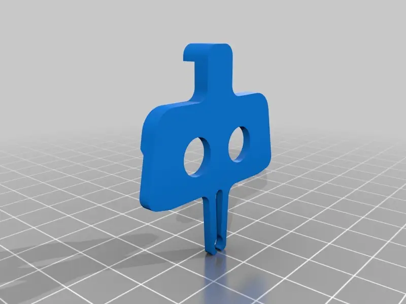 Shimano Disc Brake Pad Spacer — modelo 3D