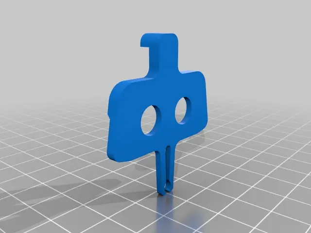 Shimano Disc Brake Pad Spacer — modelo 3D