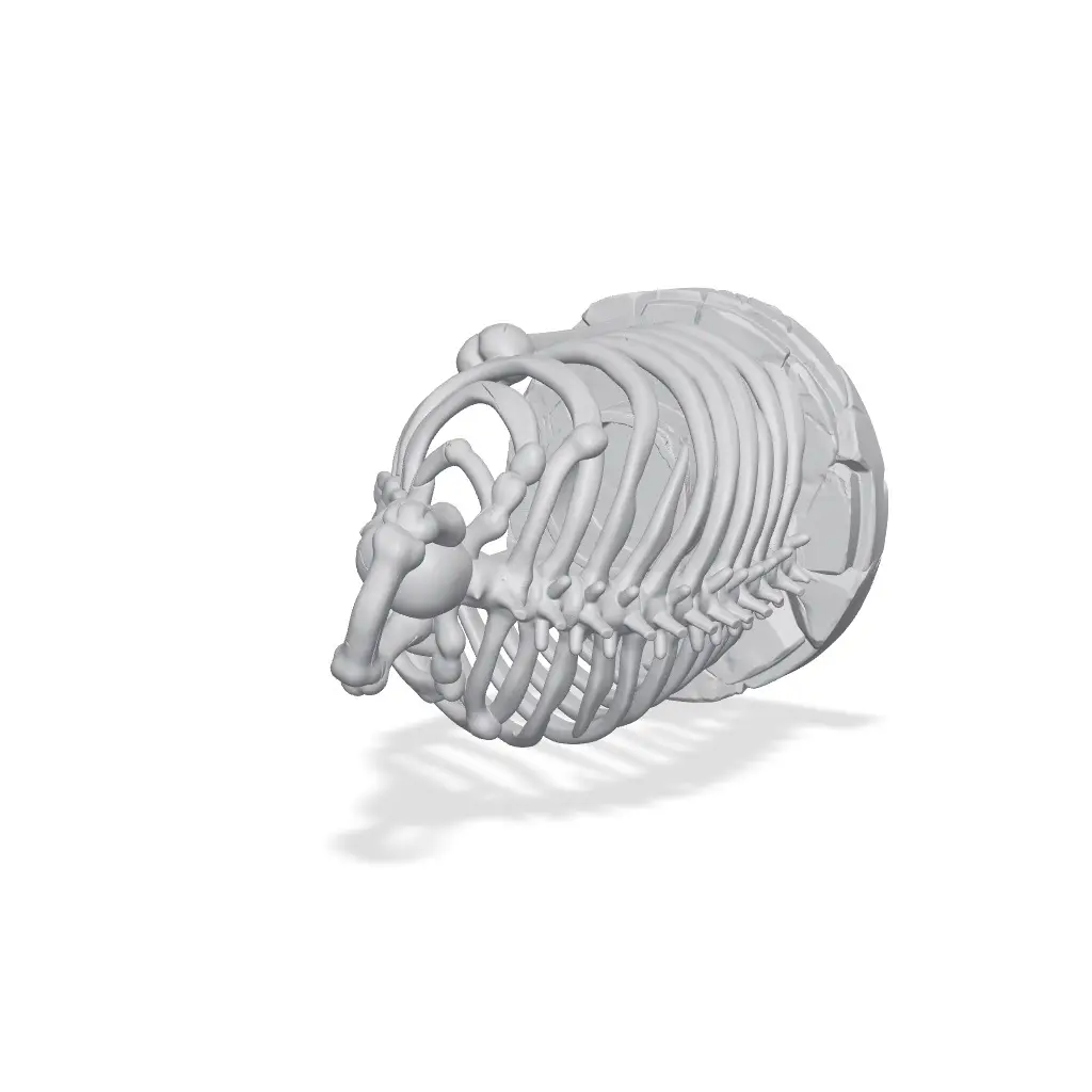 Skeleton Rib Cage Candle Holder — modelo 3D