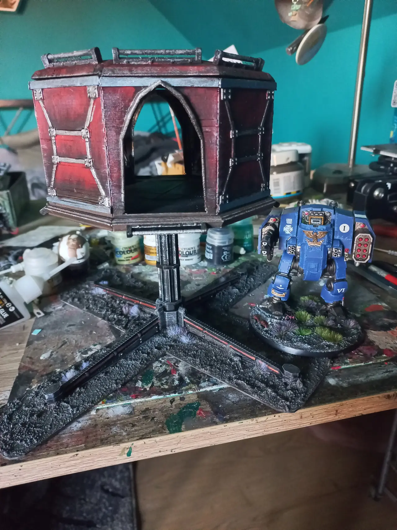 Ashen Wasteland Habitable Guard Tower — modelo 3D