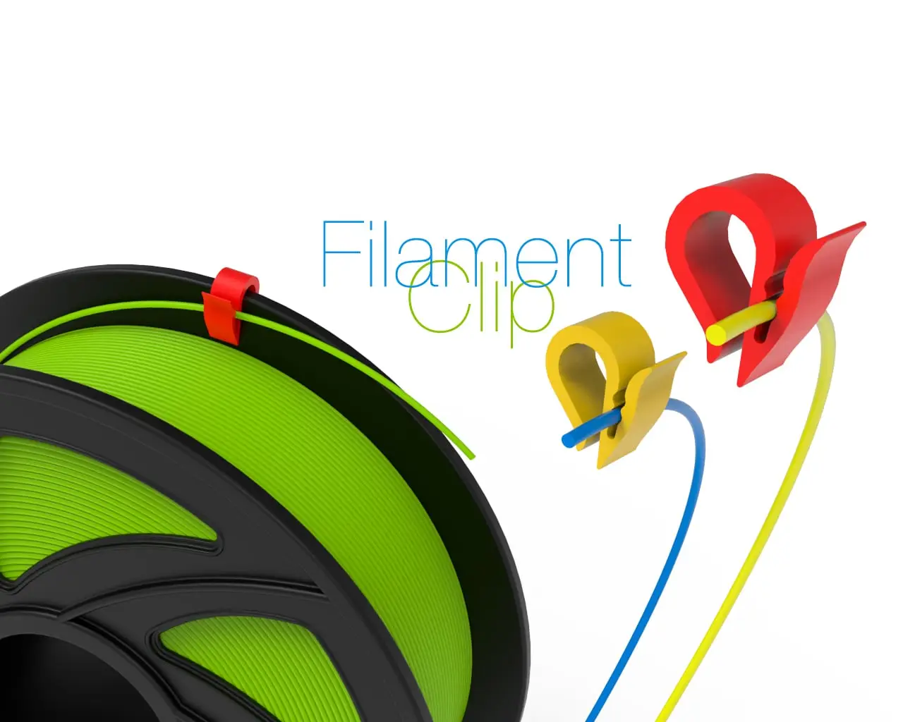 Filament Clip — modelo 3D
