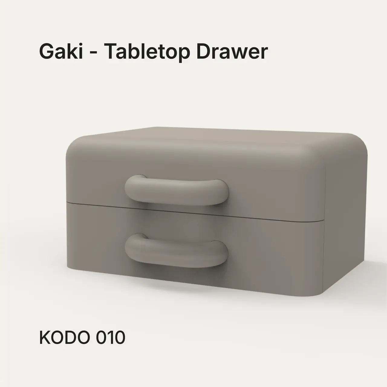 GAKI - Tabletop Drawer — modelo 3D