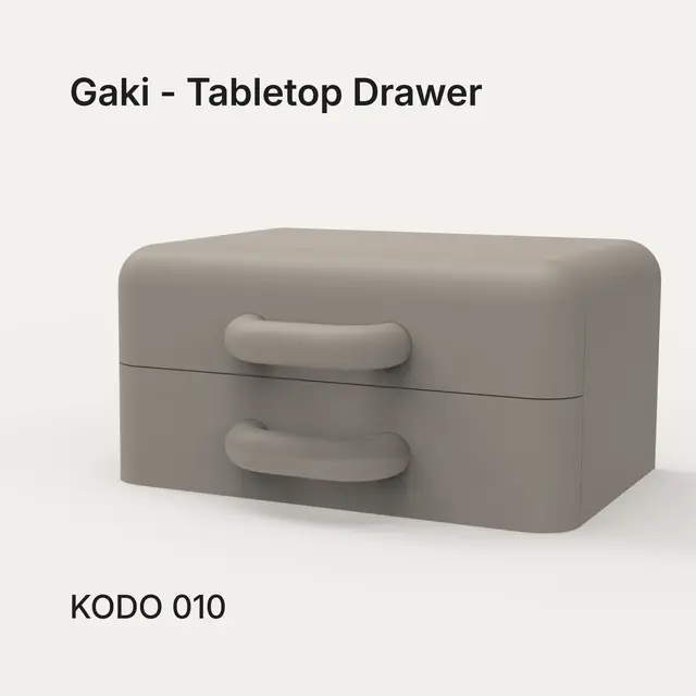 GAKI - Tabletop Drawer — modelo 3D