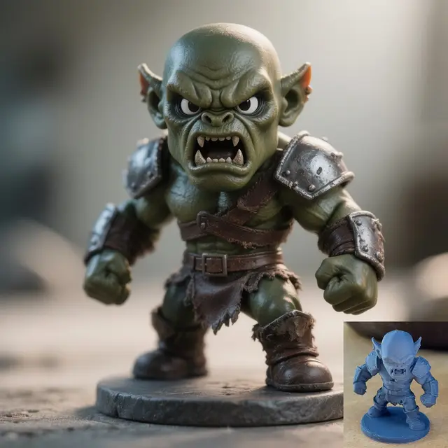 Orc Warrior #2 — modelo 3D