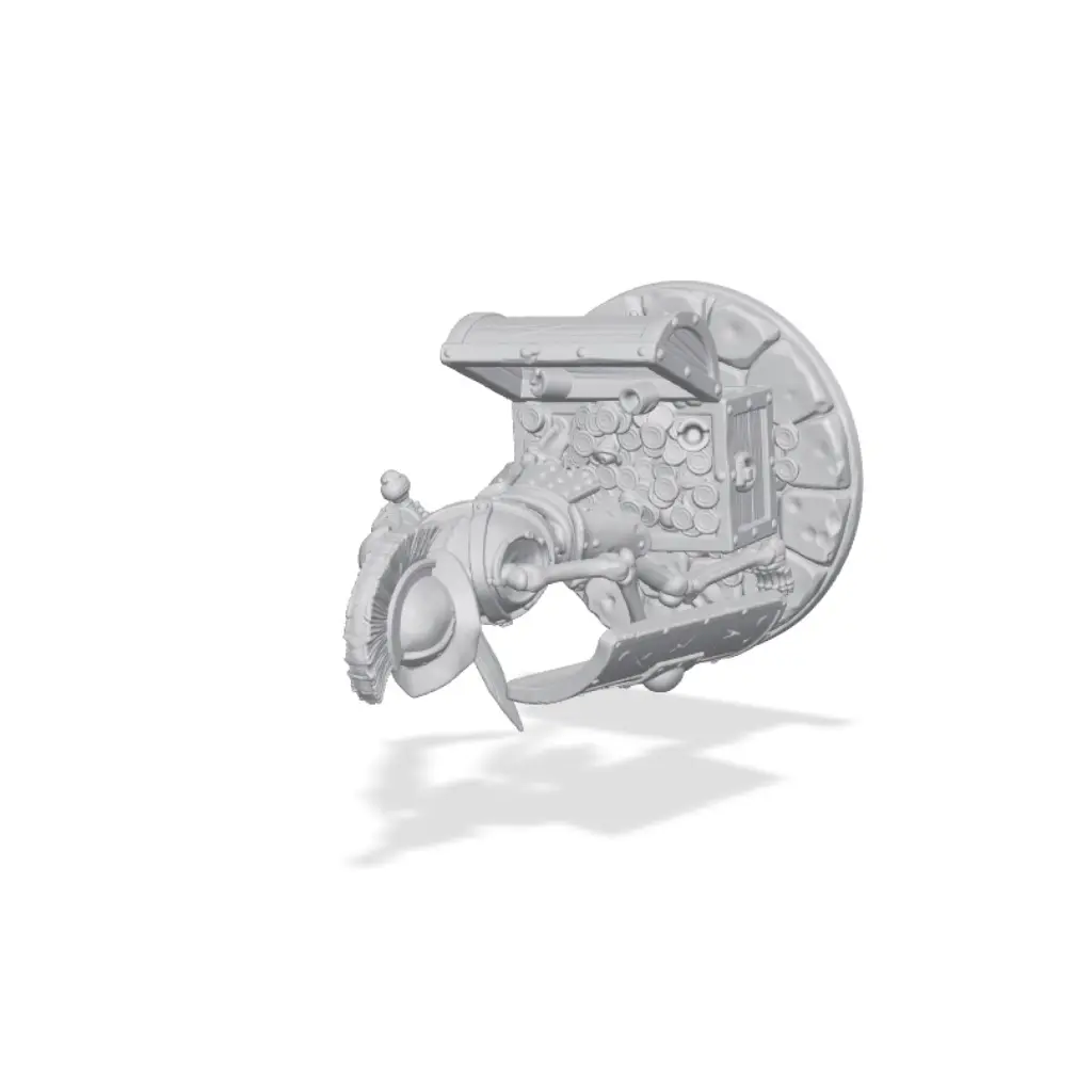 Skeleton Gladiator – Tabletop Miniature — modelo 3D