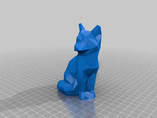 Low Poly Fox — modelo 3D