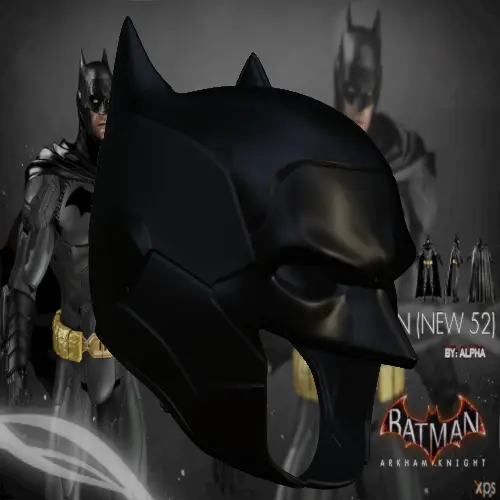 New 52 Batman Inspired Helmet — modelo 3D