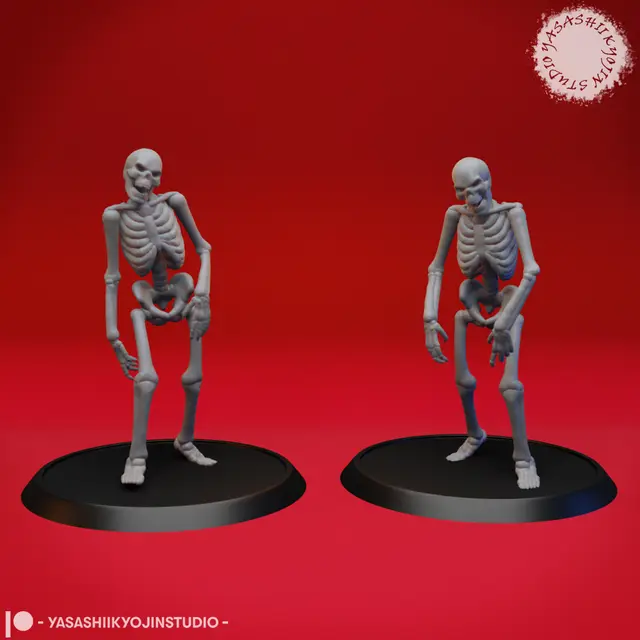 Undead Skeleton Walkers - Tabletop Miniature — modelo 3D