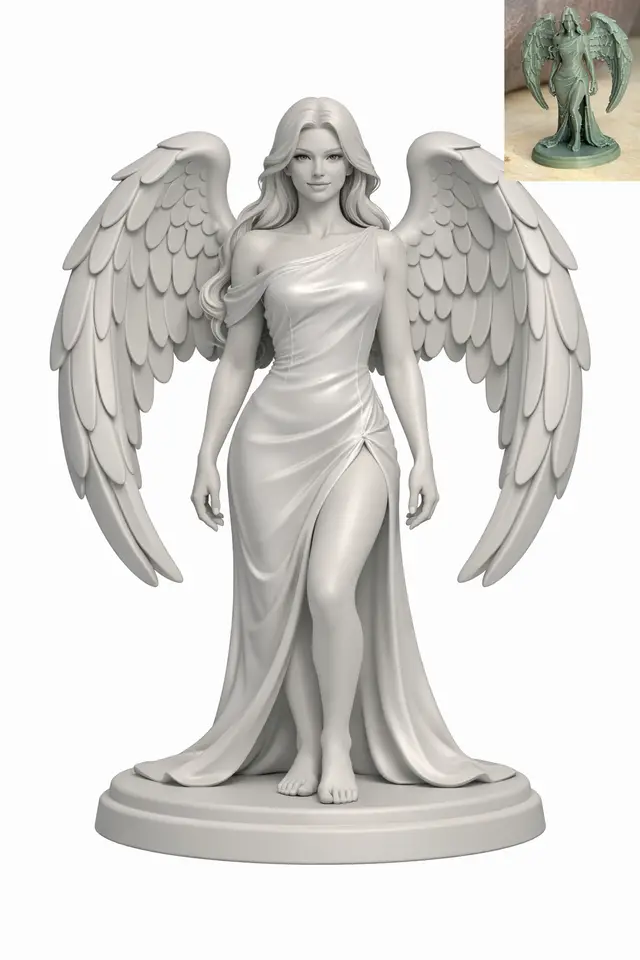 Angel Statue #6 — modelo 3D
