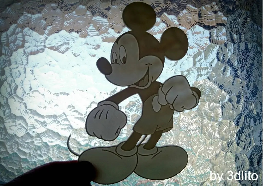 Mickey mouse lithophane — modelo 3D