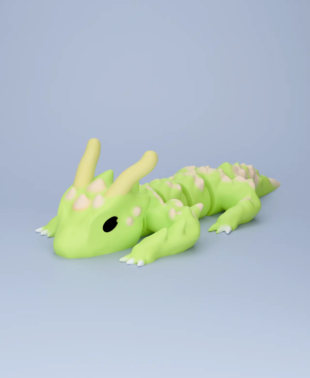 3D Flexi Dragon Keychain(Limited Time Free) — modelo 3D