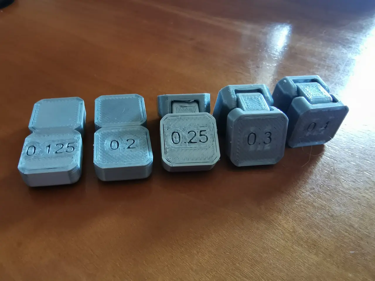 Gap test print pieces for in-place printing — modelo 3D
