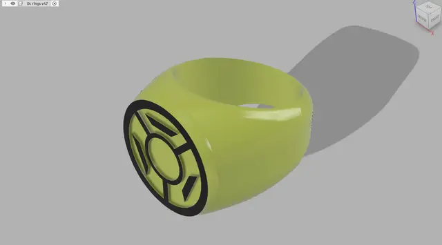Chartreuse Lantern Ring (Mike Juggernaut) — modelo 3D