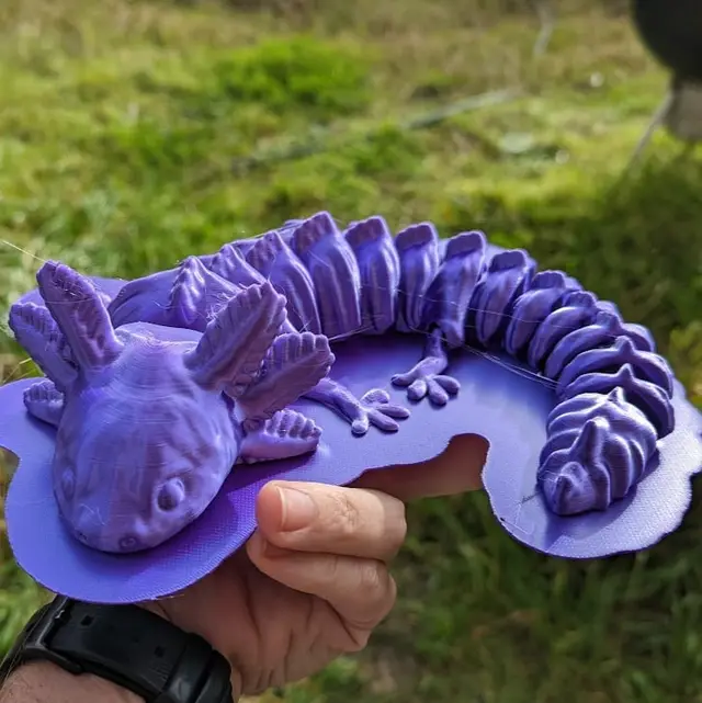 ARTICULATED AXOLOTL — modelo 3D