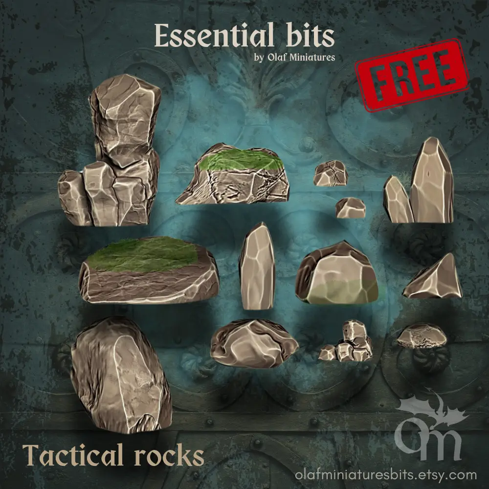 Tactical Rocks — modelo 3D