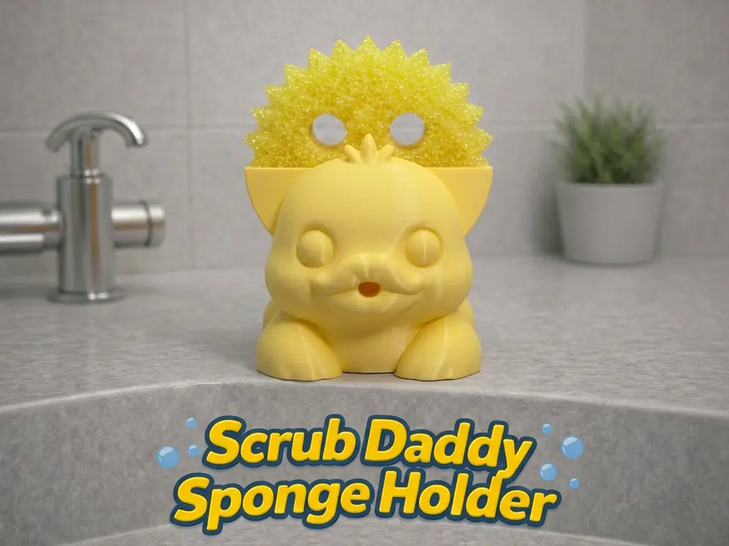Duckface the Duck Scrub Daddy Holder — modelo 3D