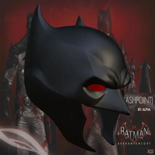Batman Flashpoint Inspired Mask — modelo 3D
