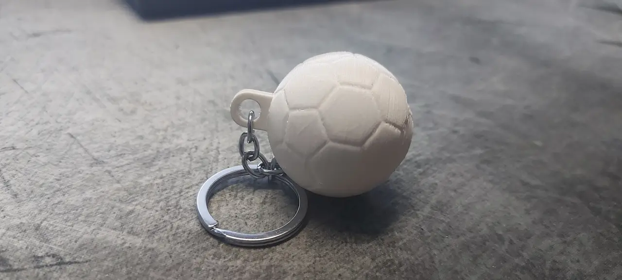 Soccer keychain — modelo 3D