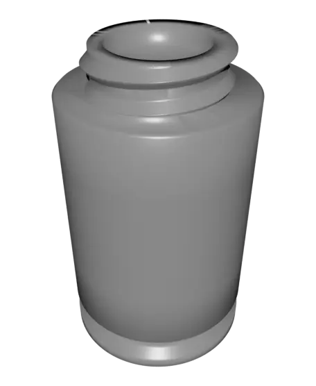 Bullet Keychain Stash Container — modelo 3D