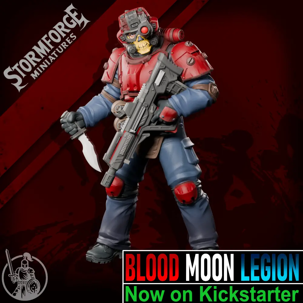 Blood Moon Legion - FREE Demo Miniature — modelo 3D
