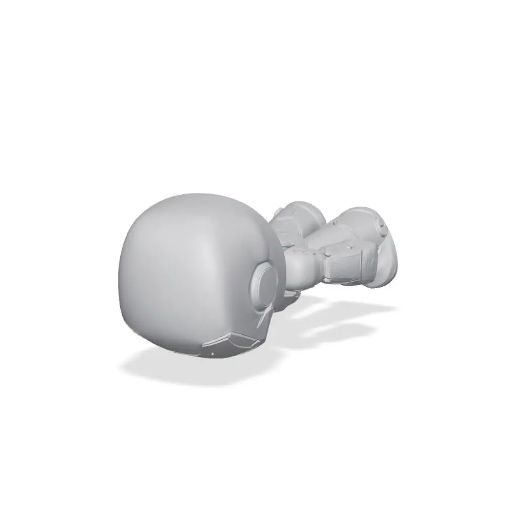 Chibi Iron Man Figurine Superhero — modelo 3D
