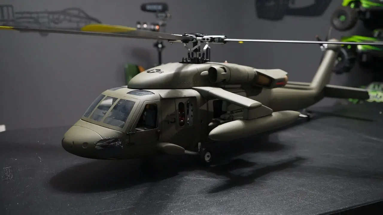 FlishRC 500 Blackhawk FPV parts — modelo 3D