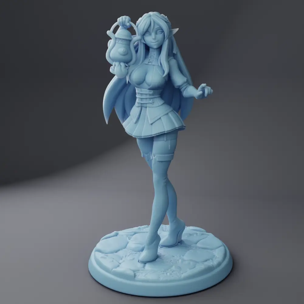 Ivy the Elf ( Female Elf Ranger / Druid / Vtuber ) — modelo 3D