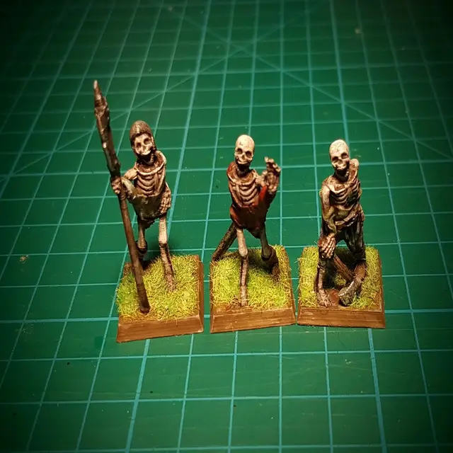 Skeletons! 28mm (No supports needed) — modelo 3D