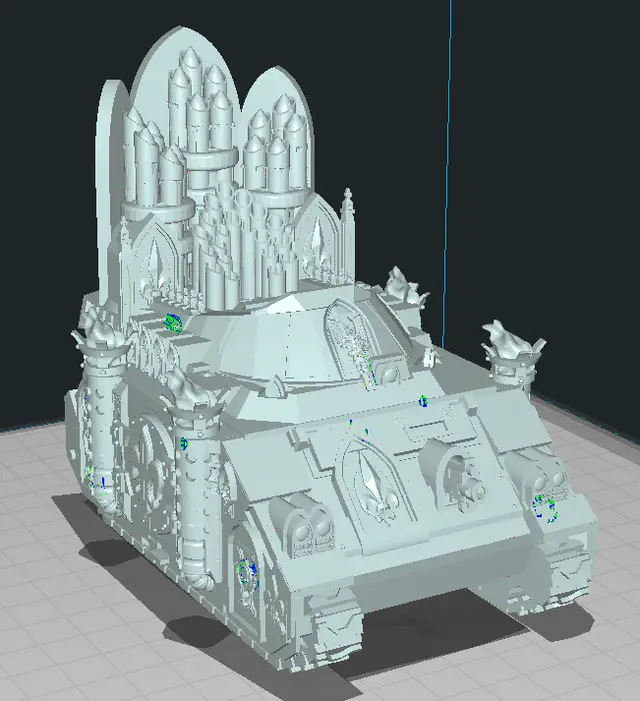 Church Nun's Explosive Pipe Organs — modelo 3D