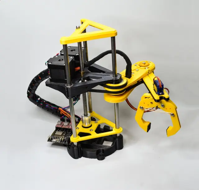 Arduino Robotic Arm (OPEN SOURCE) + Python control APP + EXTRAS — modelo 3D