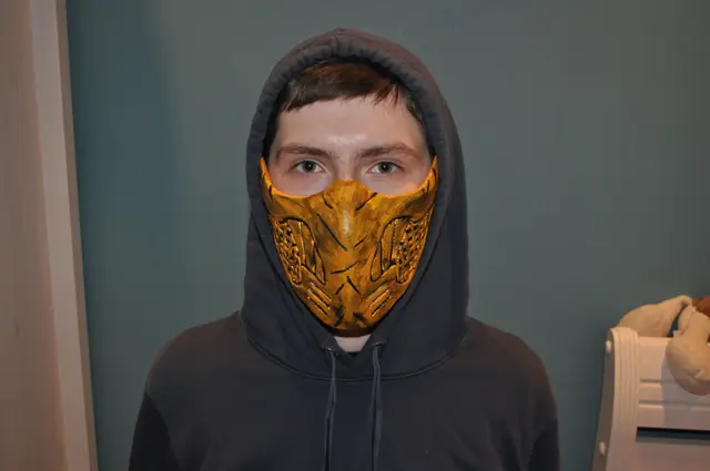 Scorpion Mask Mortal Kombat X — modelo 3D