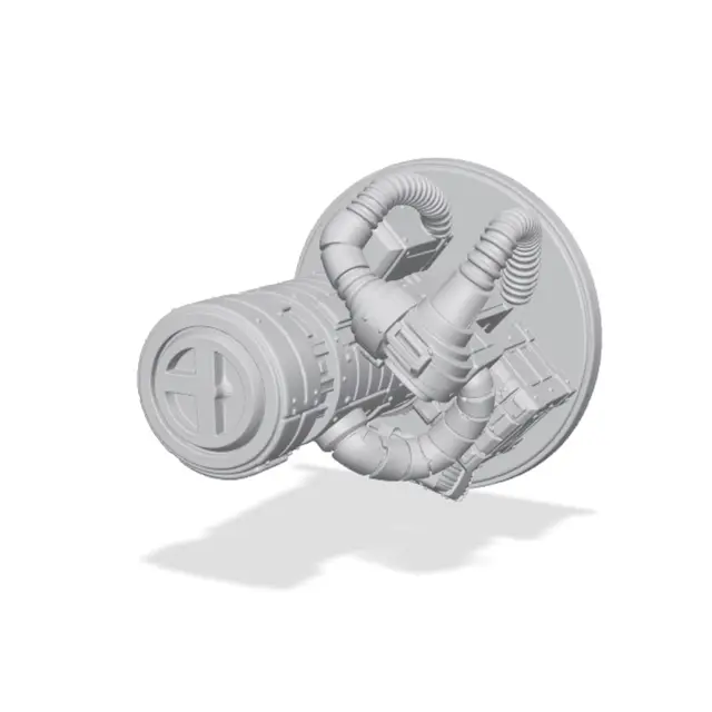 Science Fiction Terrain Containers Tires and Props — modelo 3D
