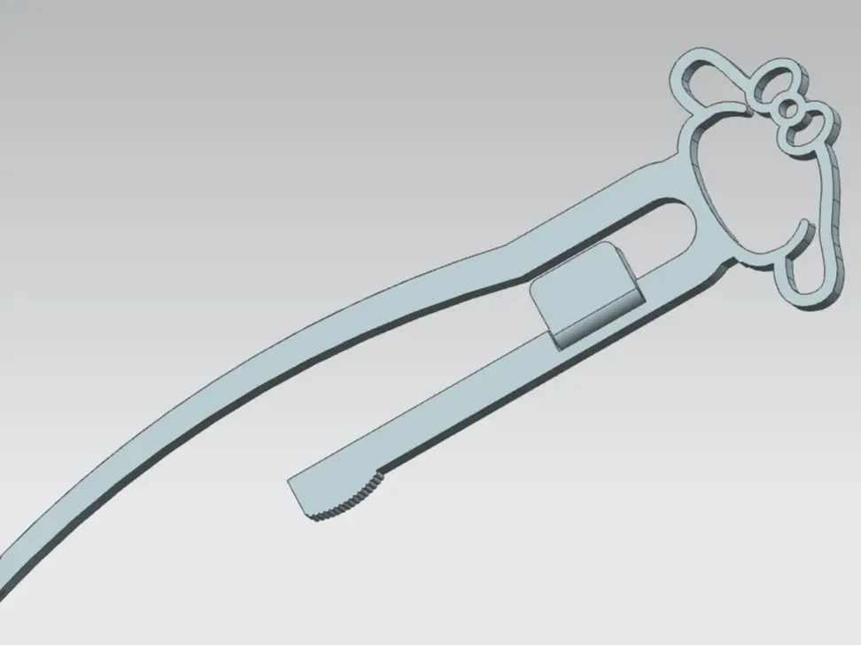 玉桂狗拼豆笔 — modelo 3D
