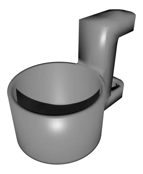 Cup Can Holder desk clamp — modelo 3D