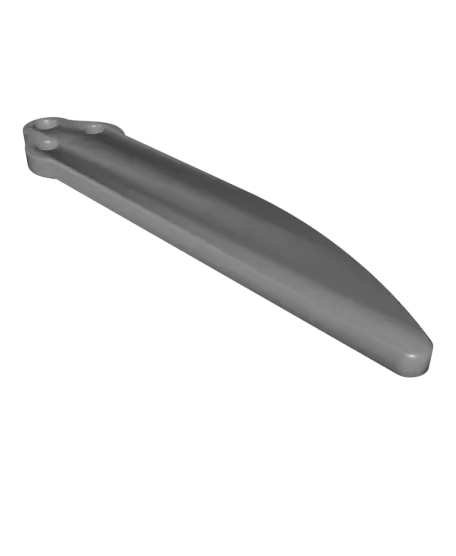 butterfly knife balisong trainer remix — modelo 3D