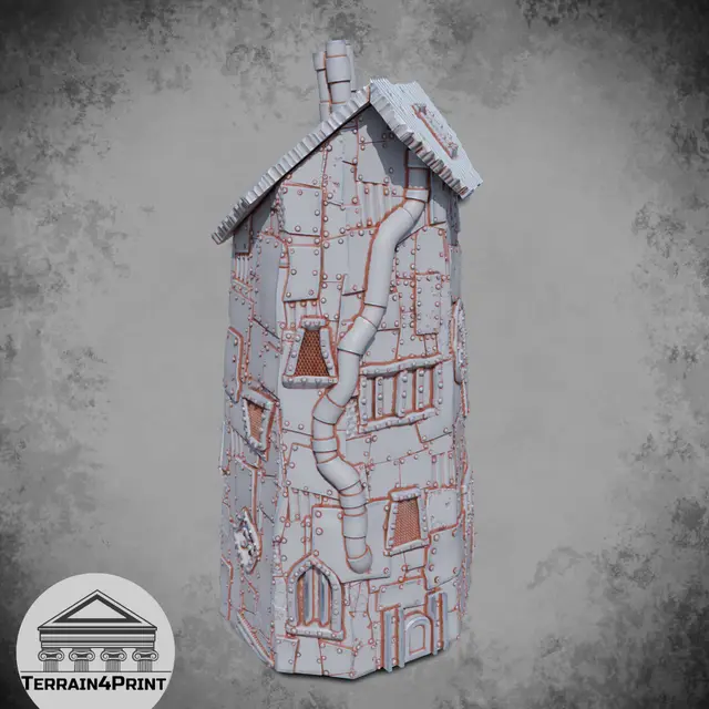 Rivet city tower — modelo 3D